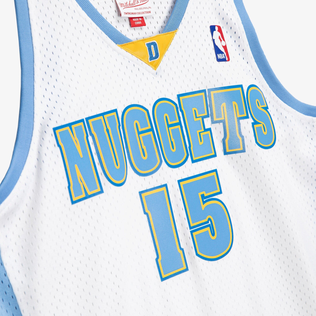 Denver Nuggets Carmelo Anthony 2006 Swingman Authentic Jersey - White product image 6, provided for visual reference and