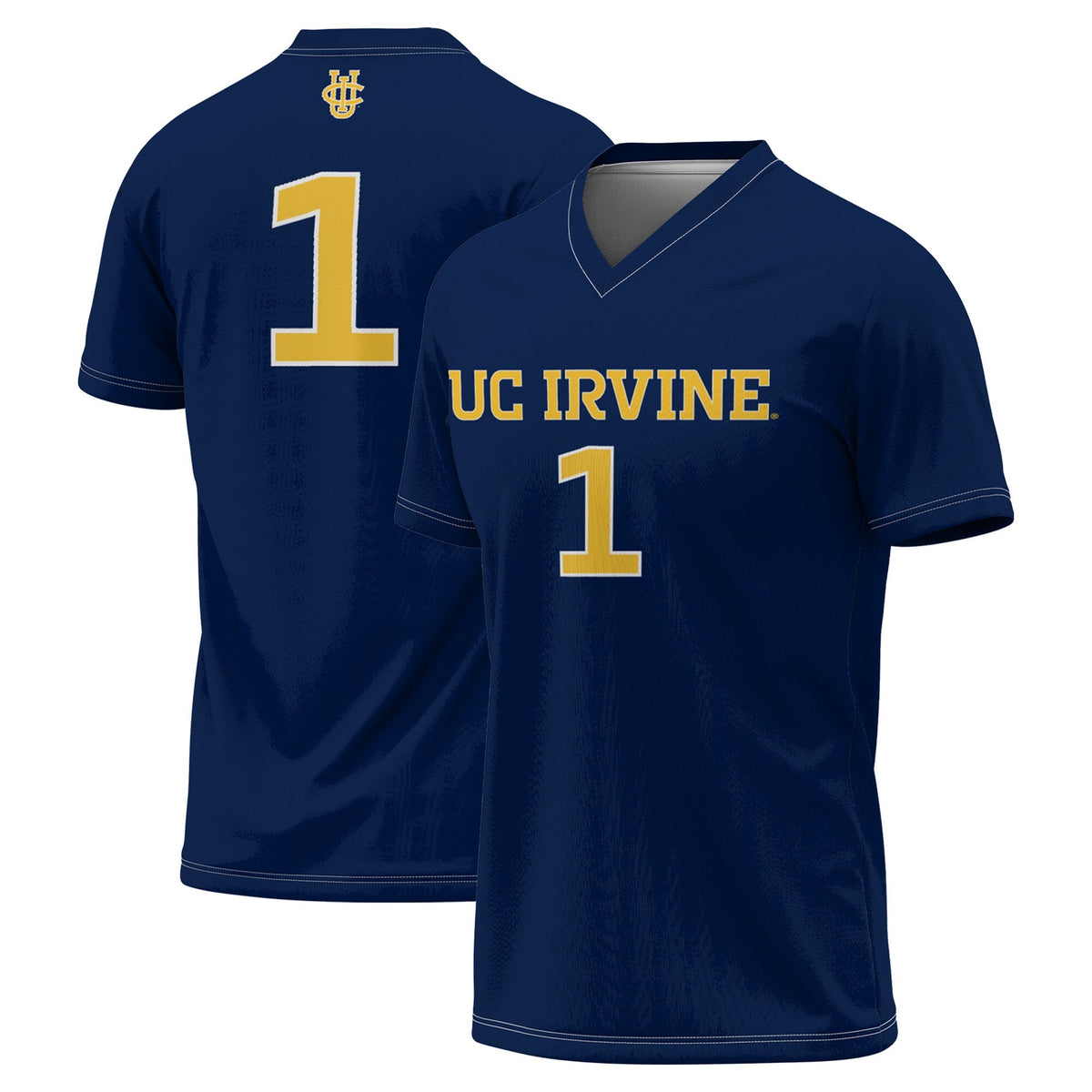 UC Irvine Anteaters Lightweight Soccer Fashion Jersey - Navy product image 1, provided for visual reference and product