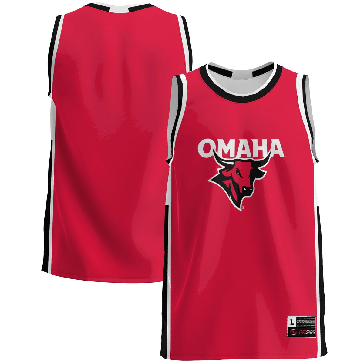 Nebraska Omaha Mavericks Lightweight Basketball Jersey - Red product image 1, provided for visual reference and product