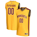 Minnesota Golden Gophers NIL Pick-A-Player Lightweight Basketball Fashion Jersey - Gold product image 1, provided for visual