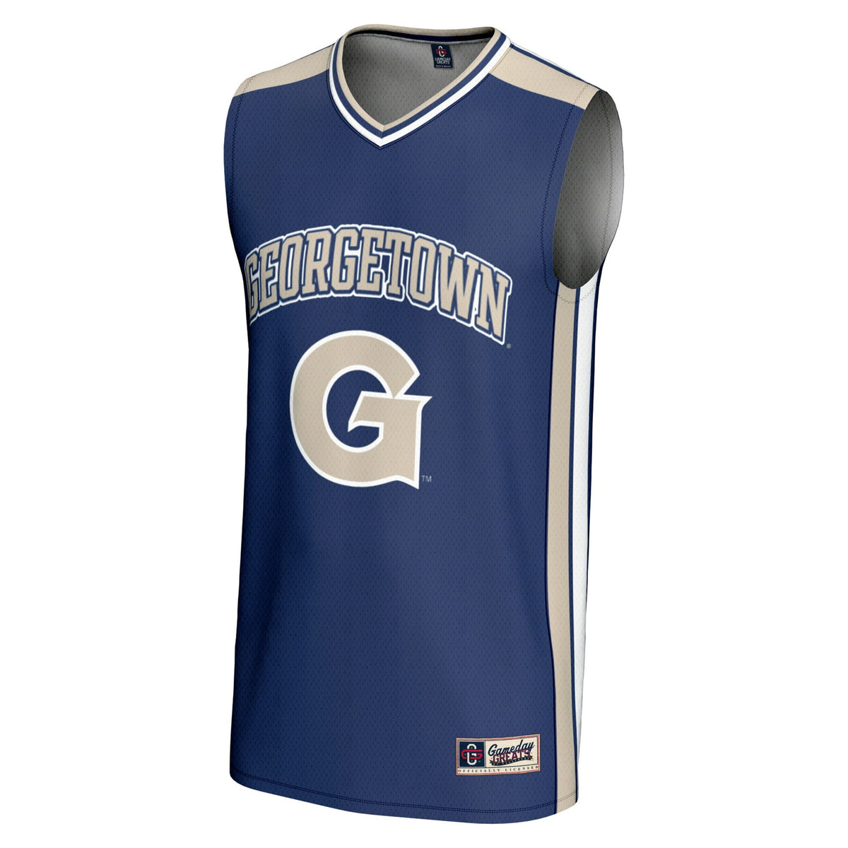 Georgetown Hoyas Spirit Basketball Jersey - Navy product image 3, provided for visual reference and product detail review