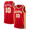 Atlanta Hawks Icon Swingman Jersey - Red - Zaccharie Risacher product image 1, provided for visual reference and product
