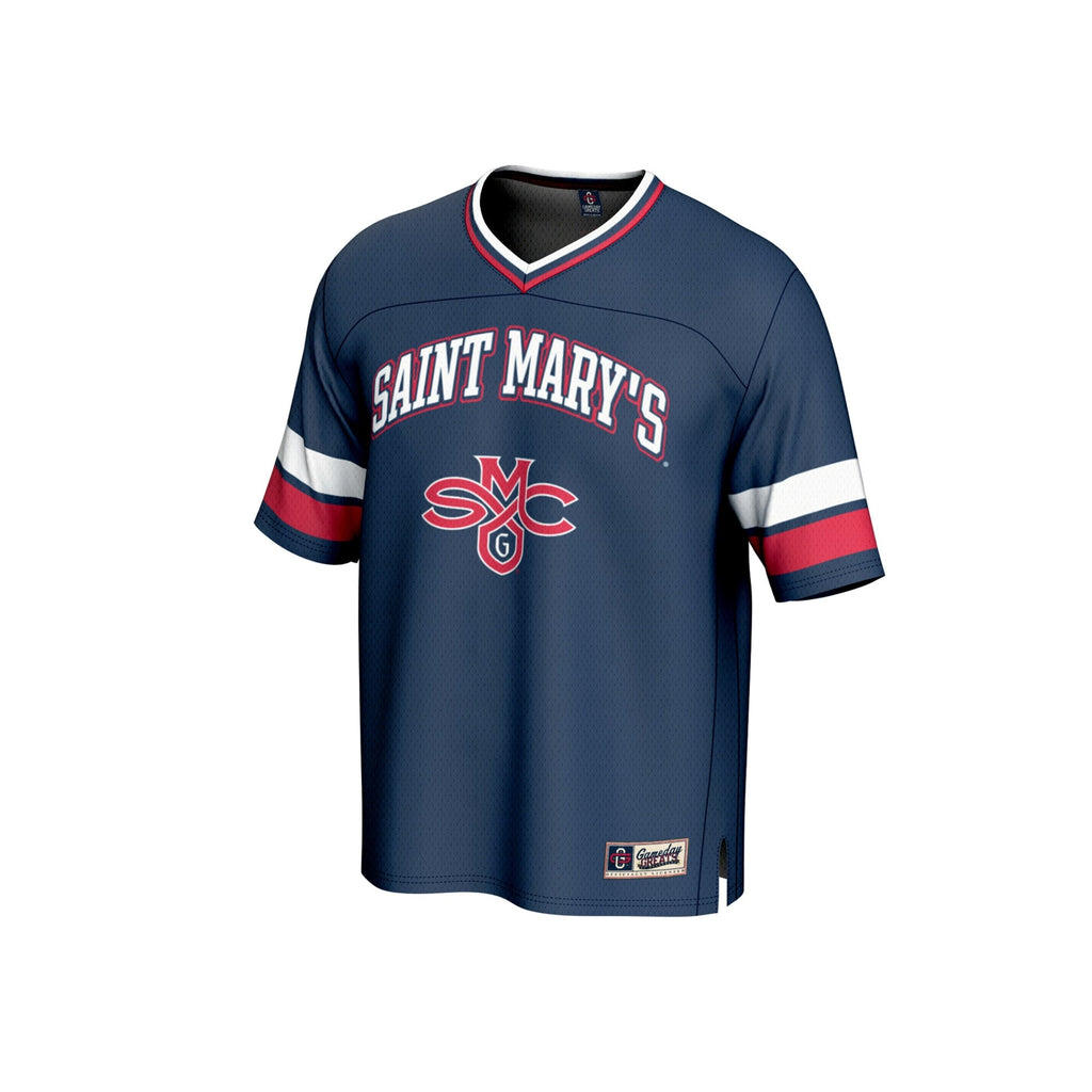 Saint Mary's Gaels Spirit Football Jersey - Navy product image 3, provided for visual reference and product detail review