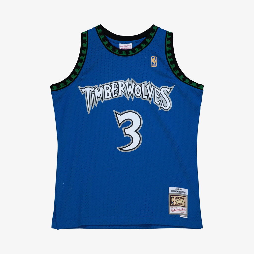 Minnesota Timberwolves Stephon Marbury Alternate Swingman Jersey product image 3, provided for visual reference and product