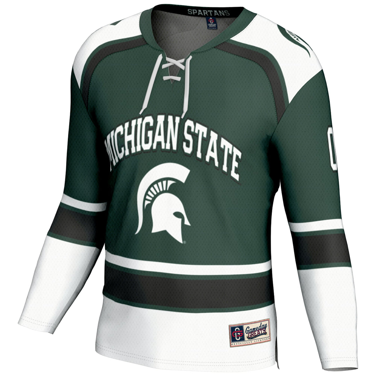 Michigan State Spartans Ice Hockey NIL Pick-A-Player Jersey - Green product image 3, provided for visual reference and