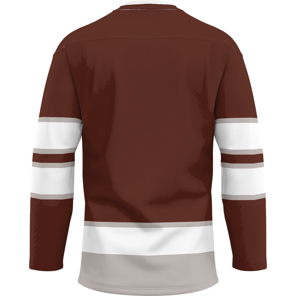 St. Bonaventure Bonnies Hockey Jersey - Brown product image 4, provided for visual reference and product detail review