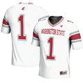 #1 Washington State Cougars Endzone Football Jersey - White product image 1, provided for visual reference and product