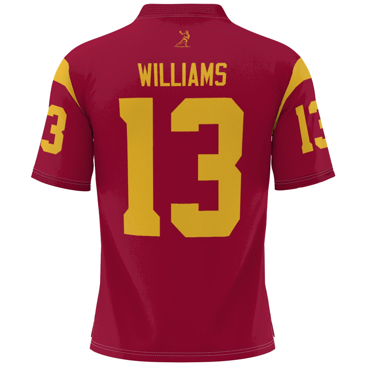 Caleb Williams USC Trojans Lightweight Heisman Memorial Jersey - Cardinal product image 4, provided for visual reference and