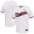 White Virginia Cavaliers Limited Baseball Jersey product image 1, provided for visual reference and product detail review