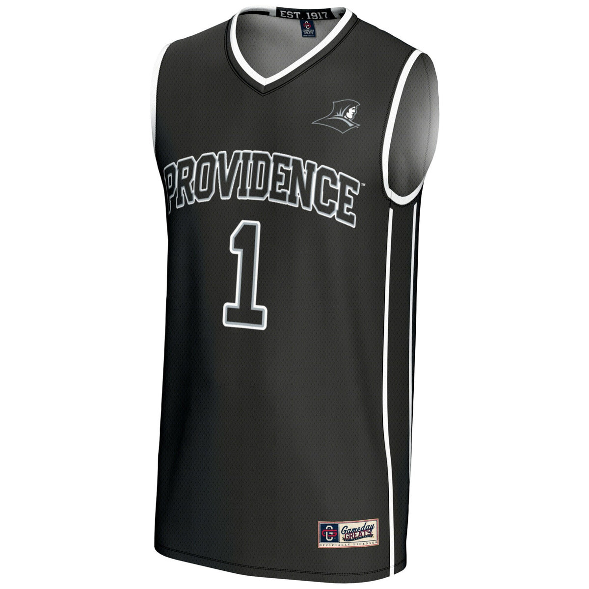 #1 Providence Friars Lightweight Basketball Jersey - Black product image 3, provided for visual reference and product detail
