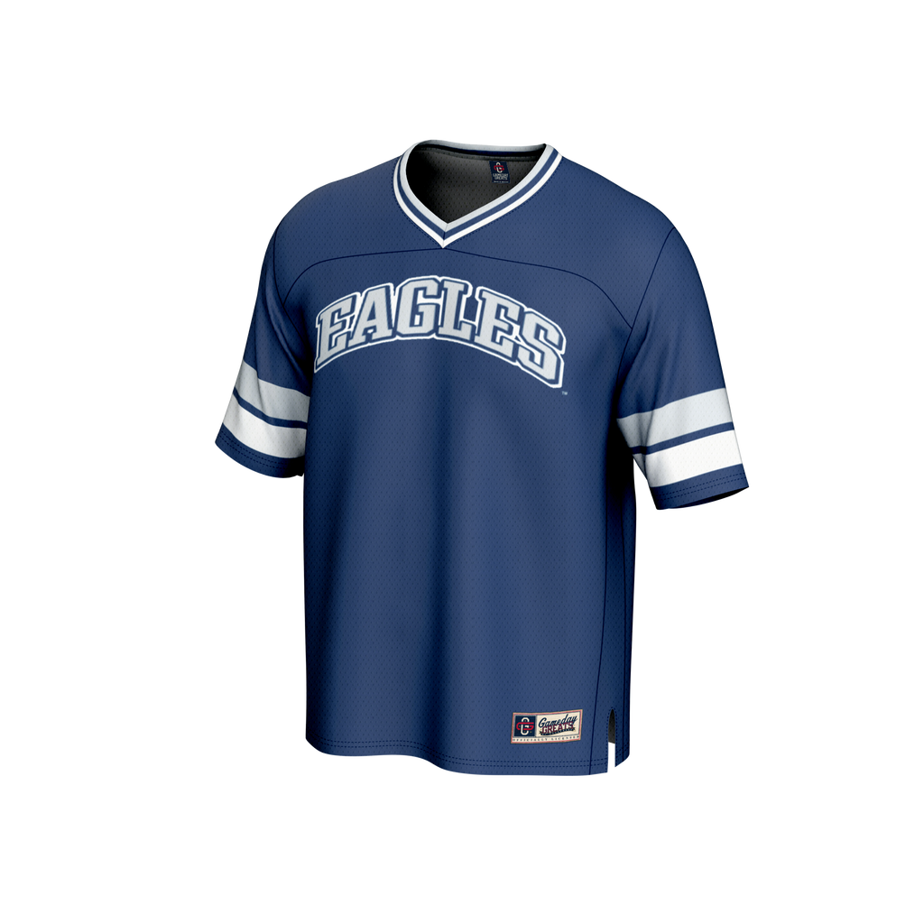 Emory Eagles Football Jersey - Blue product image 3, provided for visual reference and product detail review