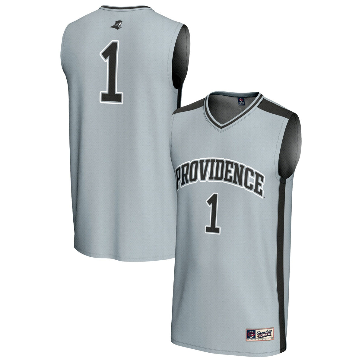 #1 Providence Friars Lightweight Basketball Fashion Jersey - Silver product image 2, provided for visual reference and