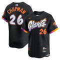 San Francisco Giants Matt Chapman Anthracite 2025 City Connect Limited Jersey product image 1, provided for visual reference