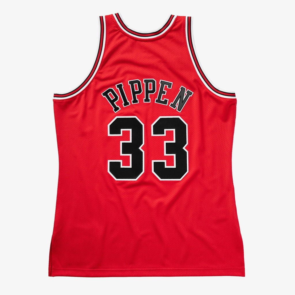 Chicago Bulls Authentic Jersey Road Finals Scottie Pippen 1997 product image 3, provided for visual reference and product