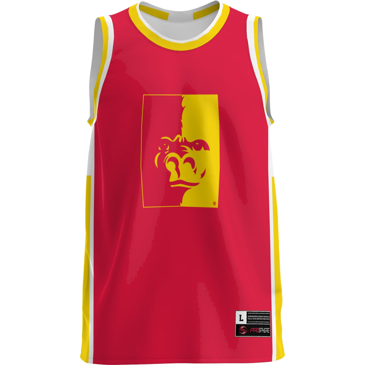 Pittsburg State Gorillas Lightweight Basketball Jersey - Crimson product image 3, provided for visual reference and product