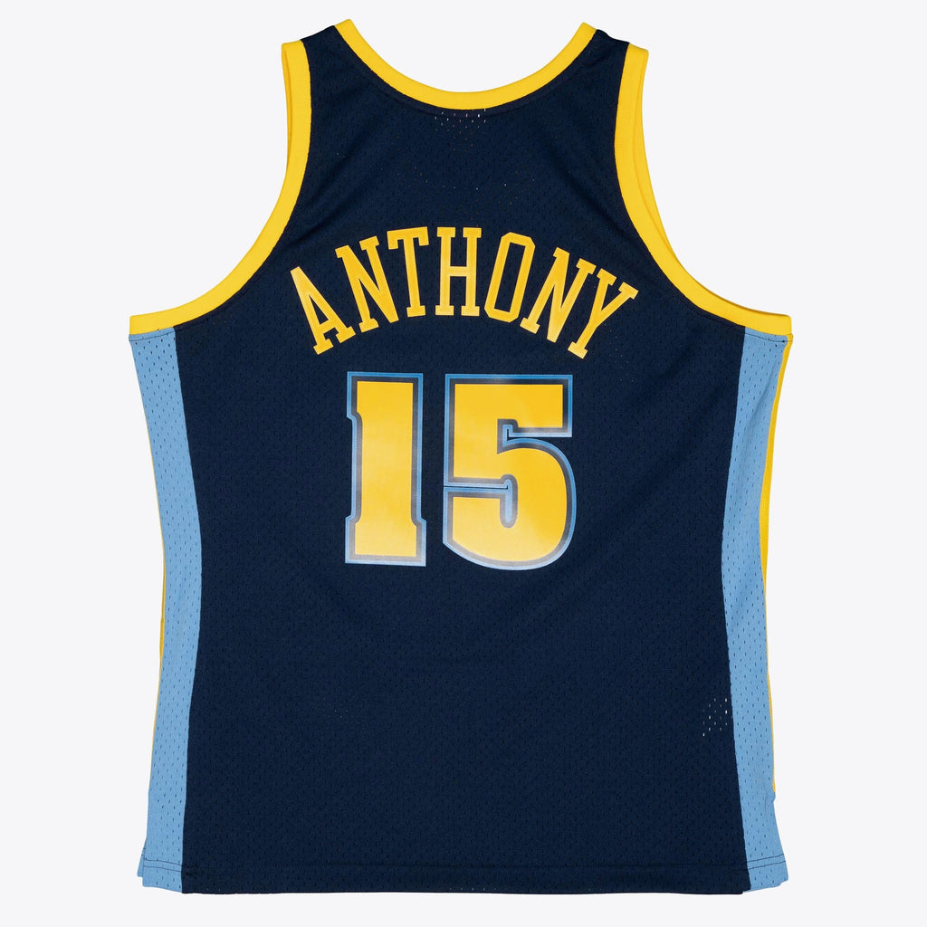 Denver Nuggets Carmelo Anthony 2006 Alternate Authentic Jersey - Ash Blue product image 4, provided for visual reference and