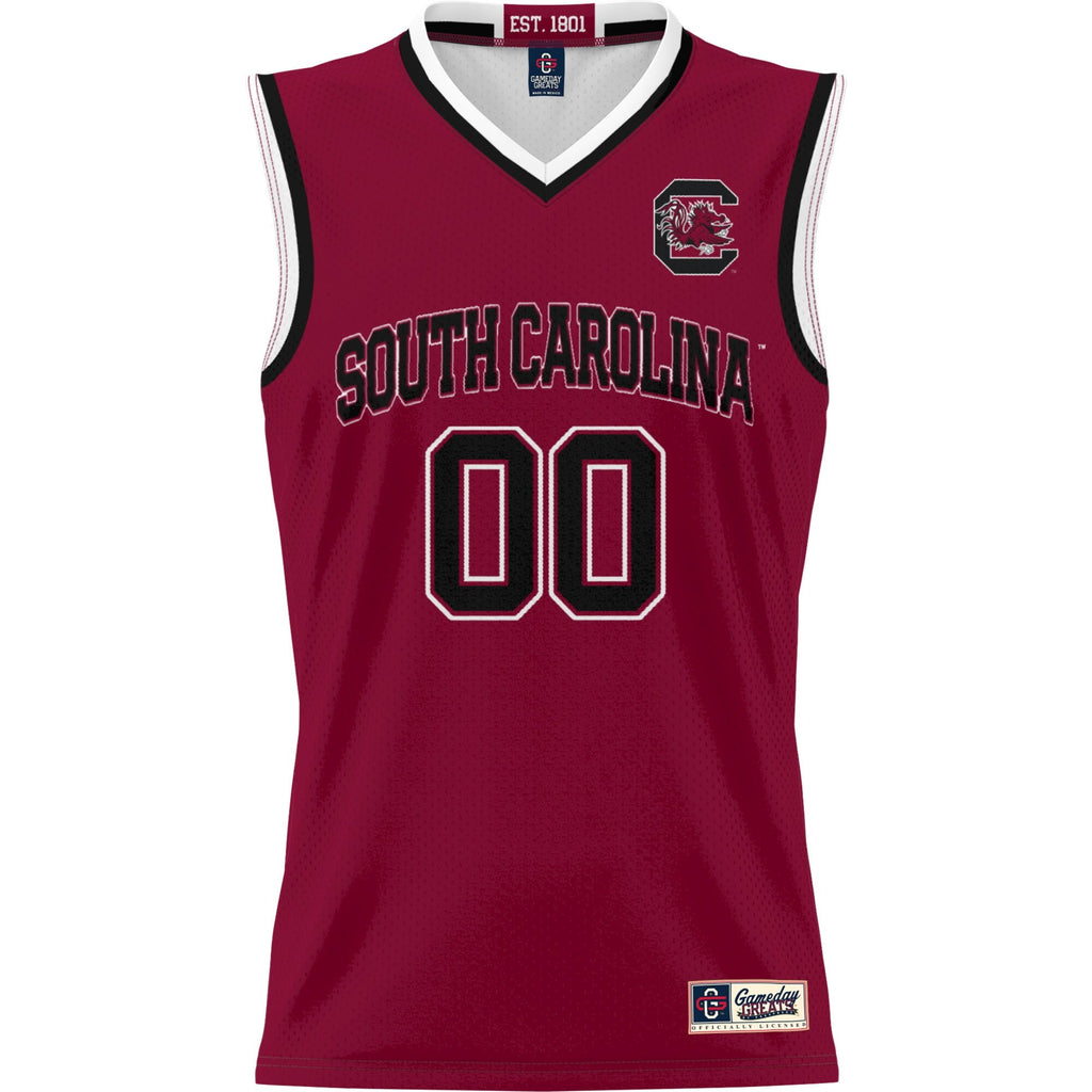 South Carolina Gamecocks Lightweight NIL Pick-A-Player Basketball Jersey - Garnet product image 3, provided for visual