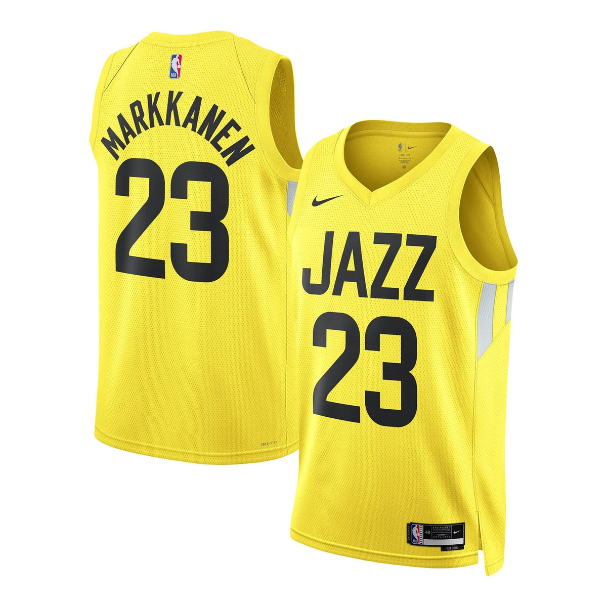 Utah Jazz NBA Icon Swingman Jersey - Lauri Markkanen product image 1, provided for visual reference and product detail review