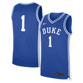 #1 Duke Blue Devils Road Replica Jersey - Royal product image 1, provided for visual reference and product detail review