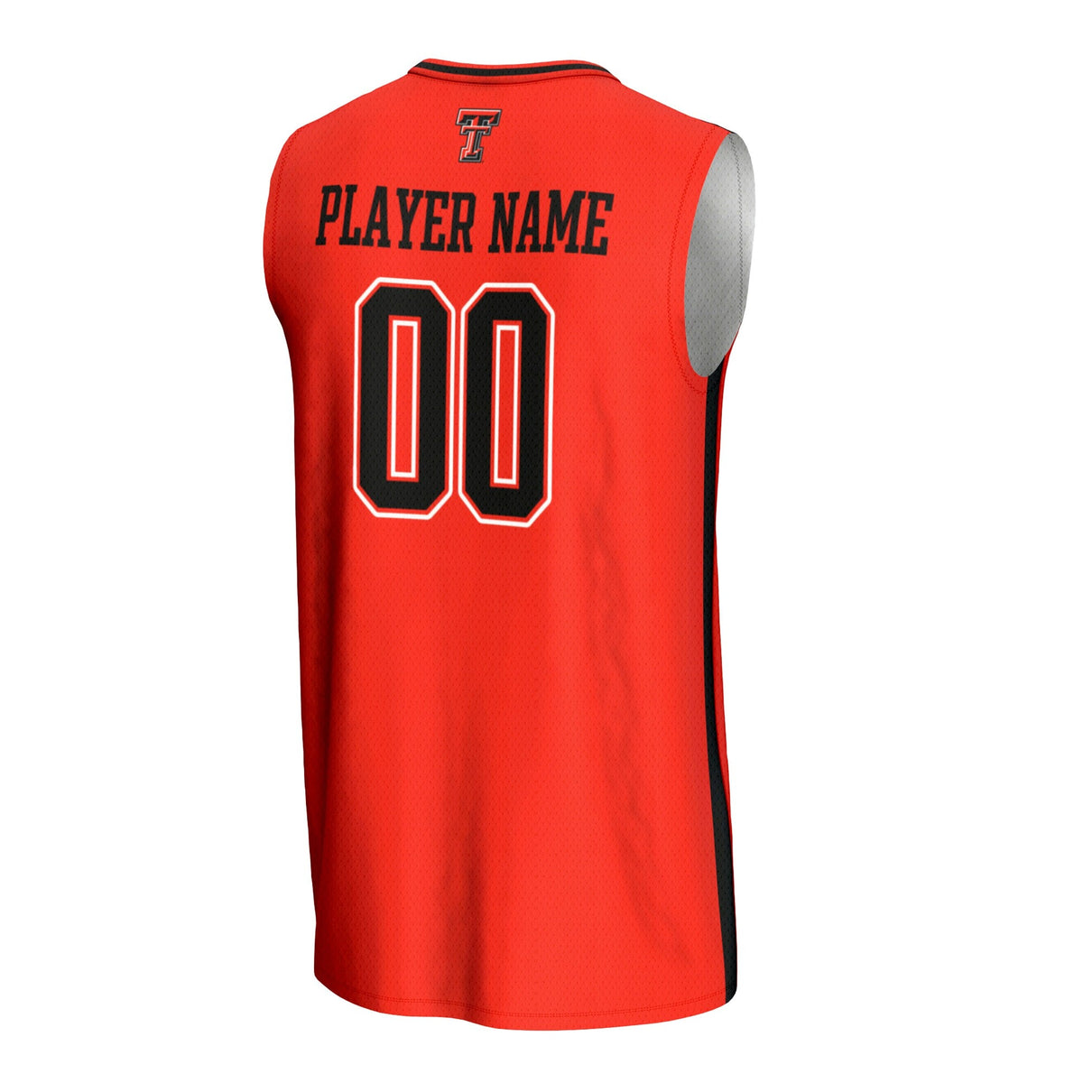 Texas Tech Red Raiders NIL Pick-A-Player Lightweight Basketball Jersey - Red product image 4, provided for visual reference