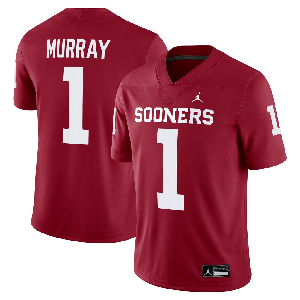 Kyler Murray Oklahoma Sooners Game Jersey - Crimson product image 1, provided for visual reference and product detail review