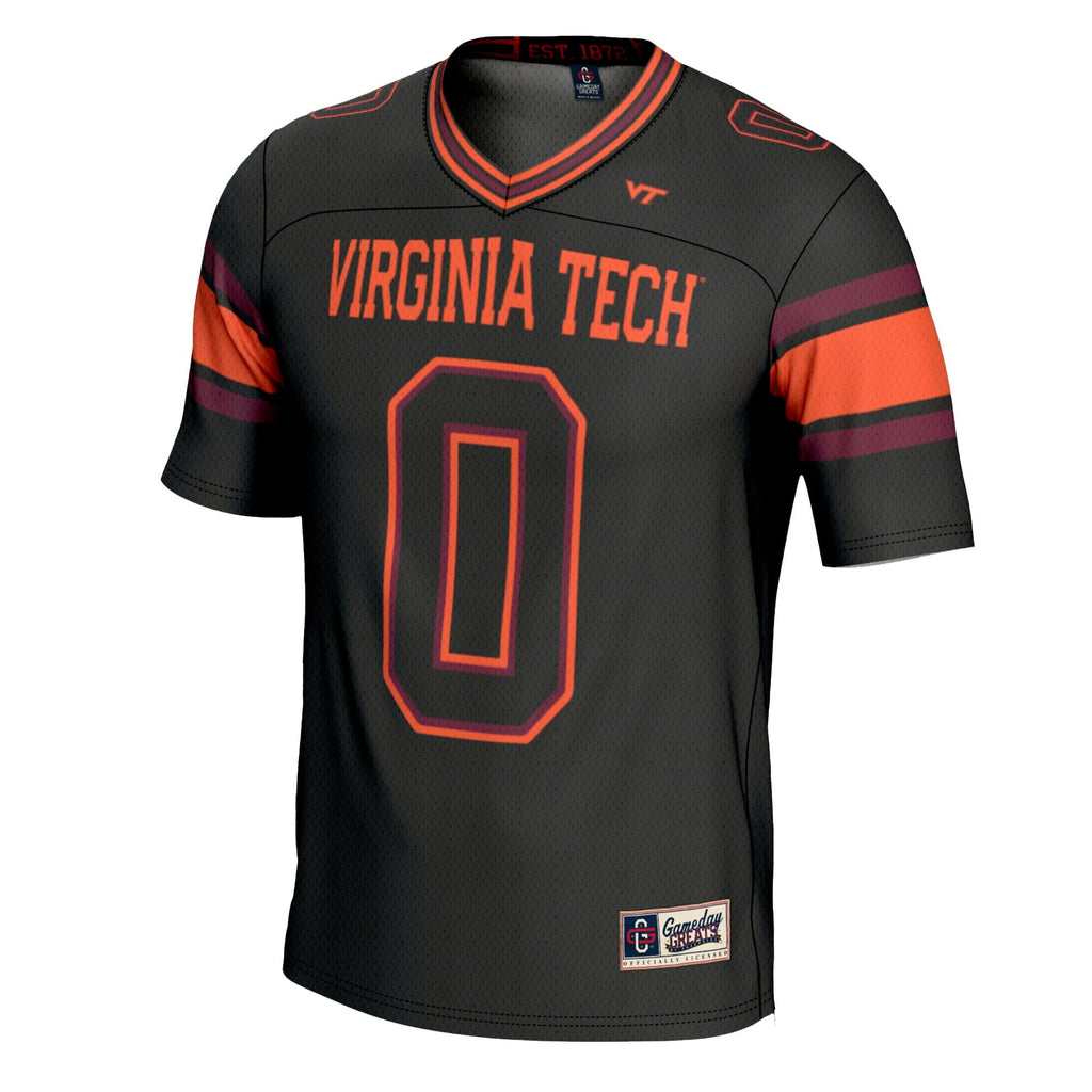 #0 Virginia Tech Hokies Football Jersey - Black product image 3, provided for visual reference and product detail review