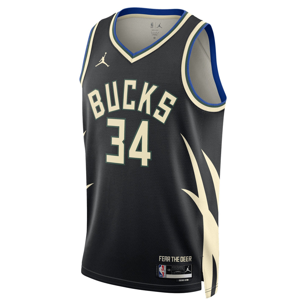 Milwaukee Bucks Giannis Antetokounmpo Dri-FIT NBA Swingman Jersey product image 3, provided for visual reference and product