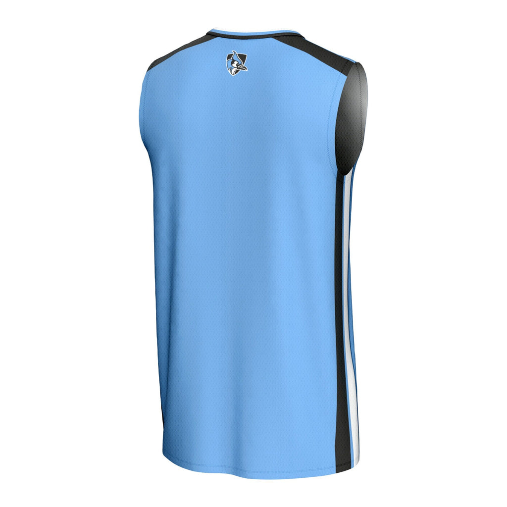 Johns Hopkins Blue Jays Spirit Basketball Jersey - Light Blue product image 4, provided for visual reference and product