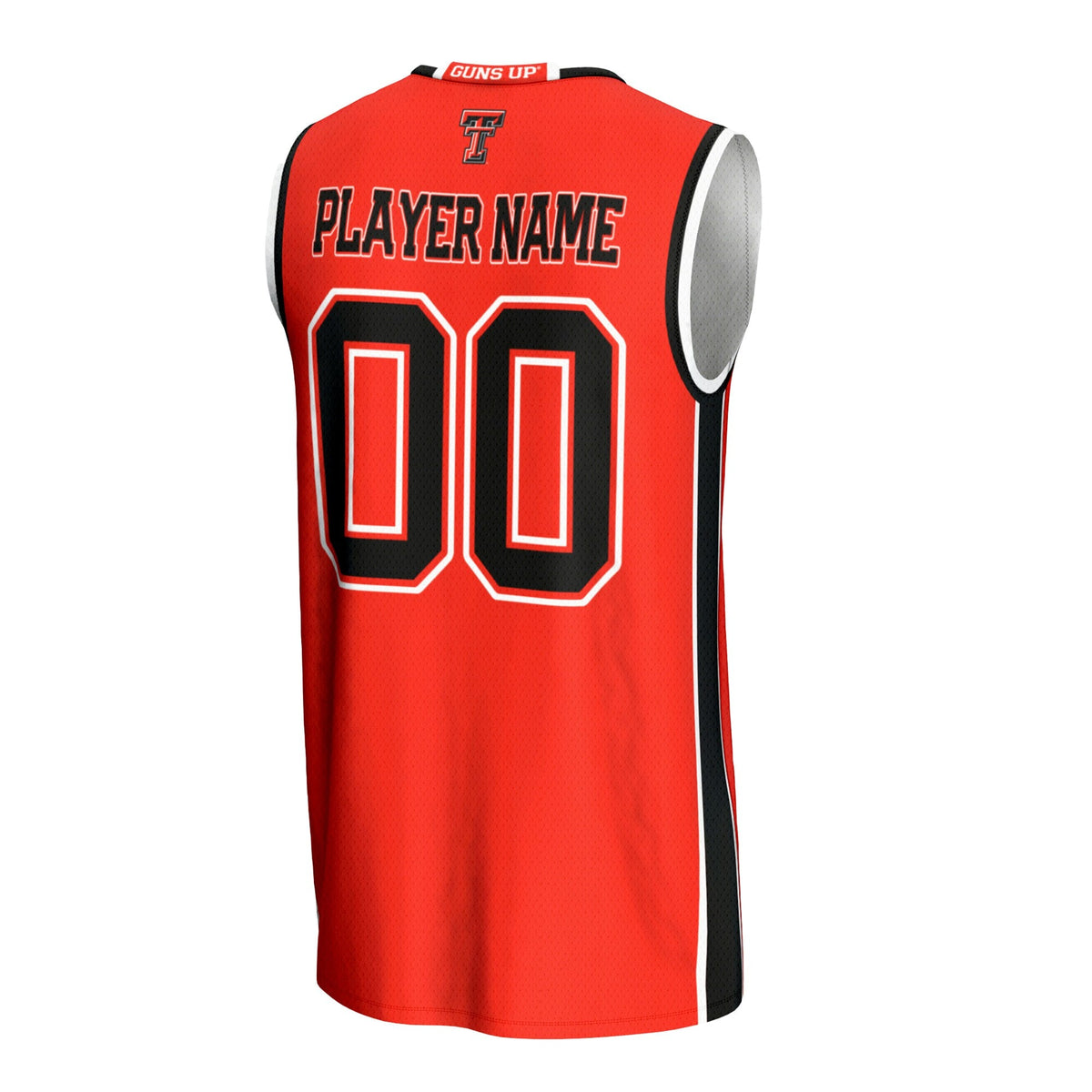 Texas Tech Red Raiders NIL Pick-A-Player Lightweight Basketball Jersey - Red product image 4, provided for visual reference