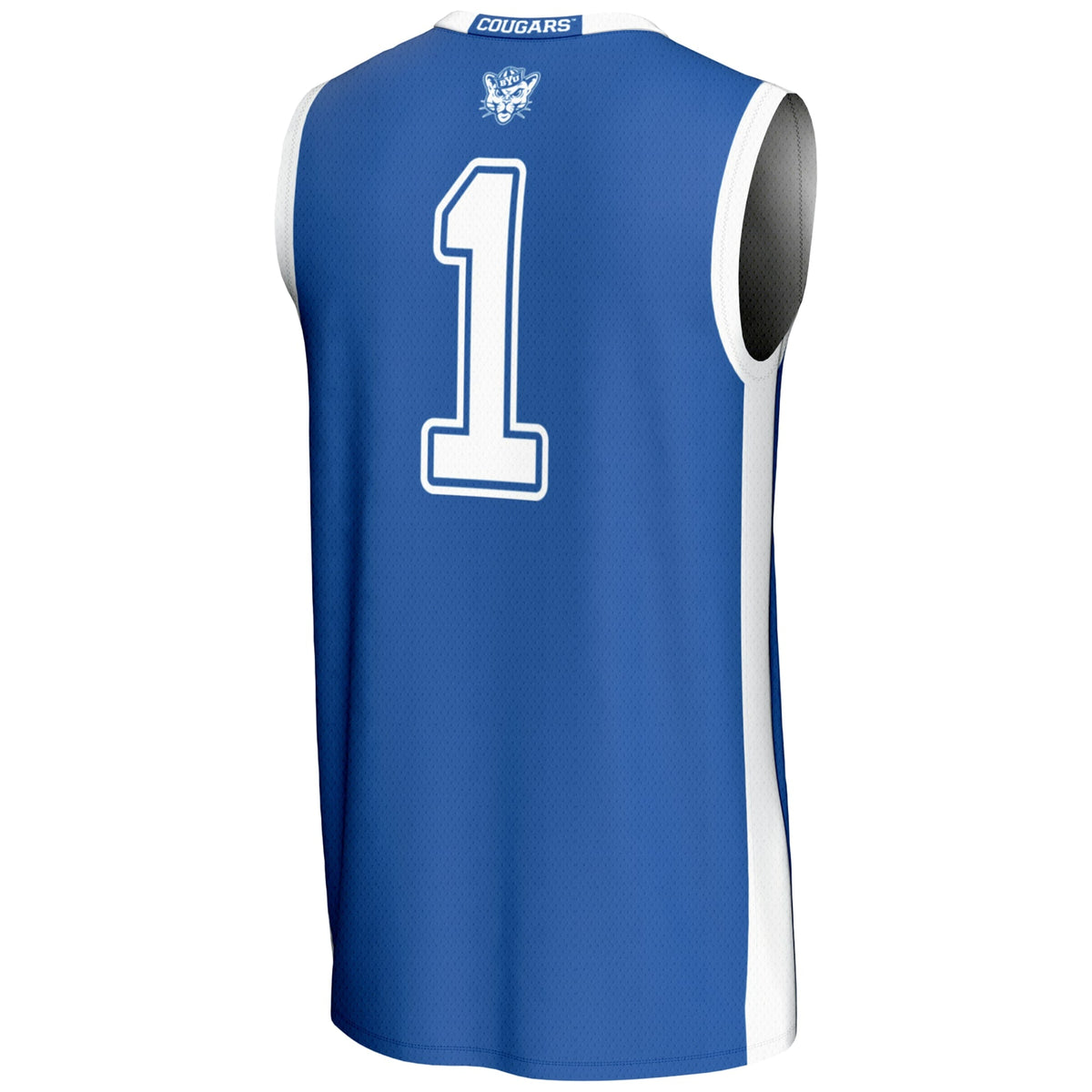 #1 BYU Cougars Lightweight Basketball Jersey - Royal product image 4, provided for visual reference and product detail review