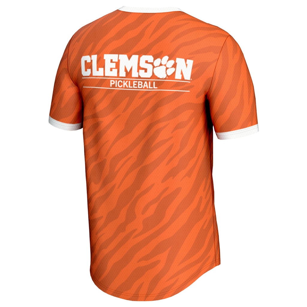 Clemson Tigers Lightweight Pickleball Jersey - Orange product image 4, provided for visual reference and product detail