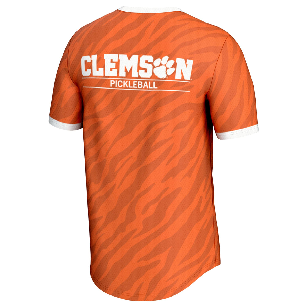 Clemson Tigers Lightweight Pickleball Jersey - Orange product image 4, provided for visual reference and product detail