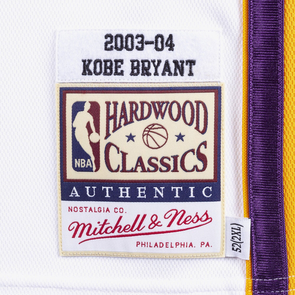 Los Angeles Lakers 2004 Alternate Authentic Jersey - White product image 5, provided for visual reference and product detail