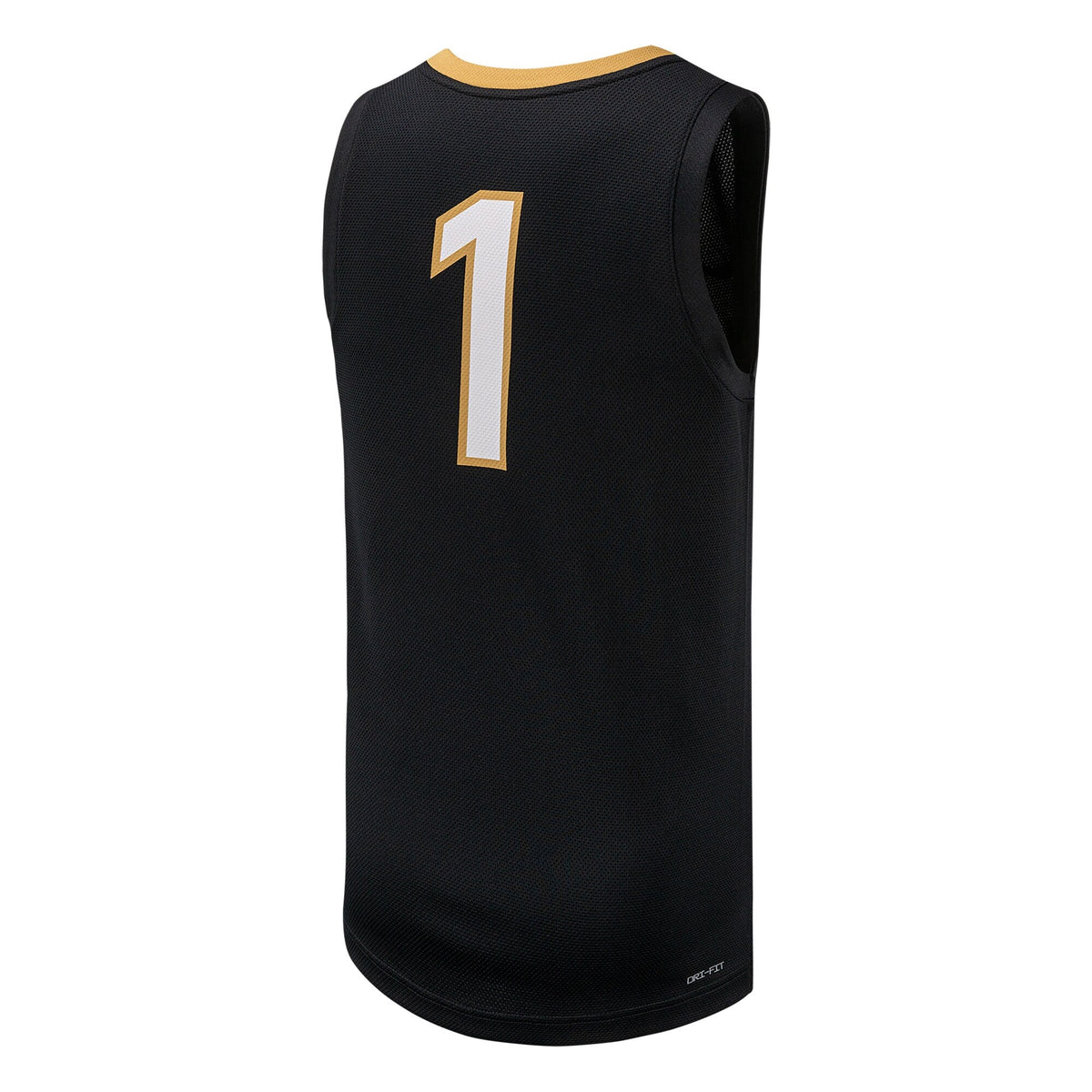 #1 Vanderbilt Commodores Replica Basketball Jersey - Black product image 4, provided for visual reference and product detail