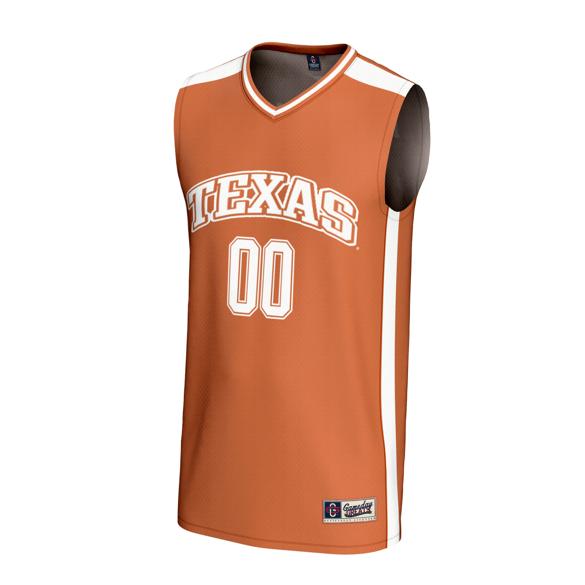 Texas Longhorns NIL Pick-A-Player Lightweight Basketball Fashion Jersey - Burnt Orange product image 3, provided for visual