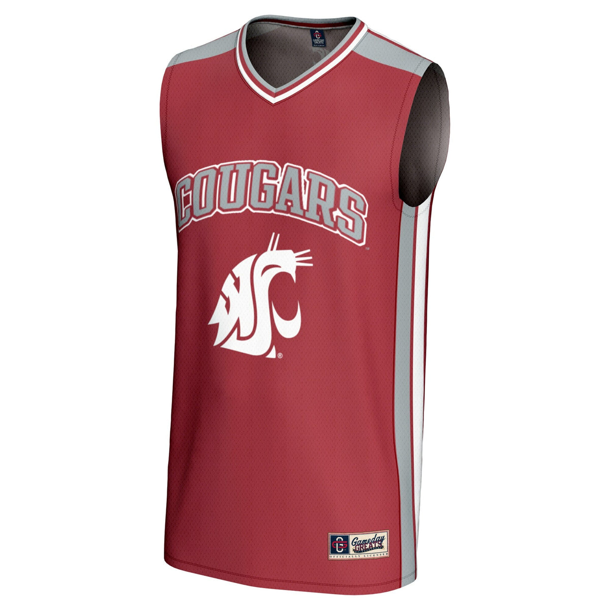 Washington State Cougars Spirit Basketball Jersey - Crimson product image 3, provided for visual reference and product