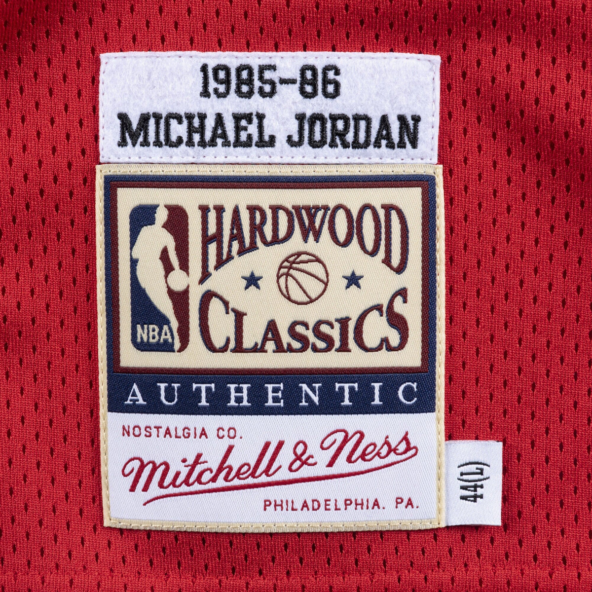 Chicago Bulls Authentic Jersey Michael Jordan 1985-86 product image 4, provided for visual reference and product detail