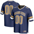 #00 Montana State Bobcats Collegiate Football Fashion Jersey - Navy product image 1, provided for visual reference and