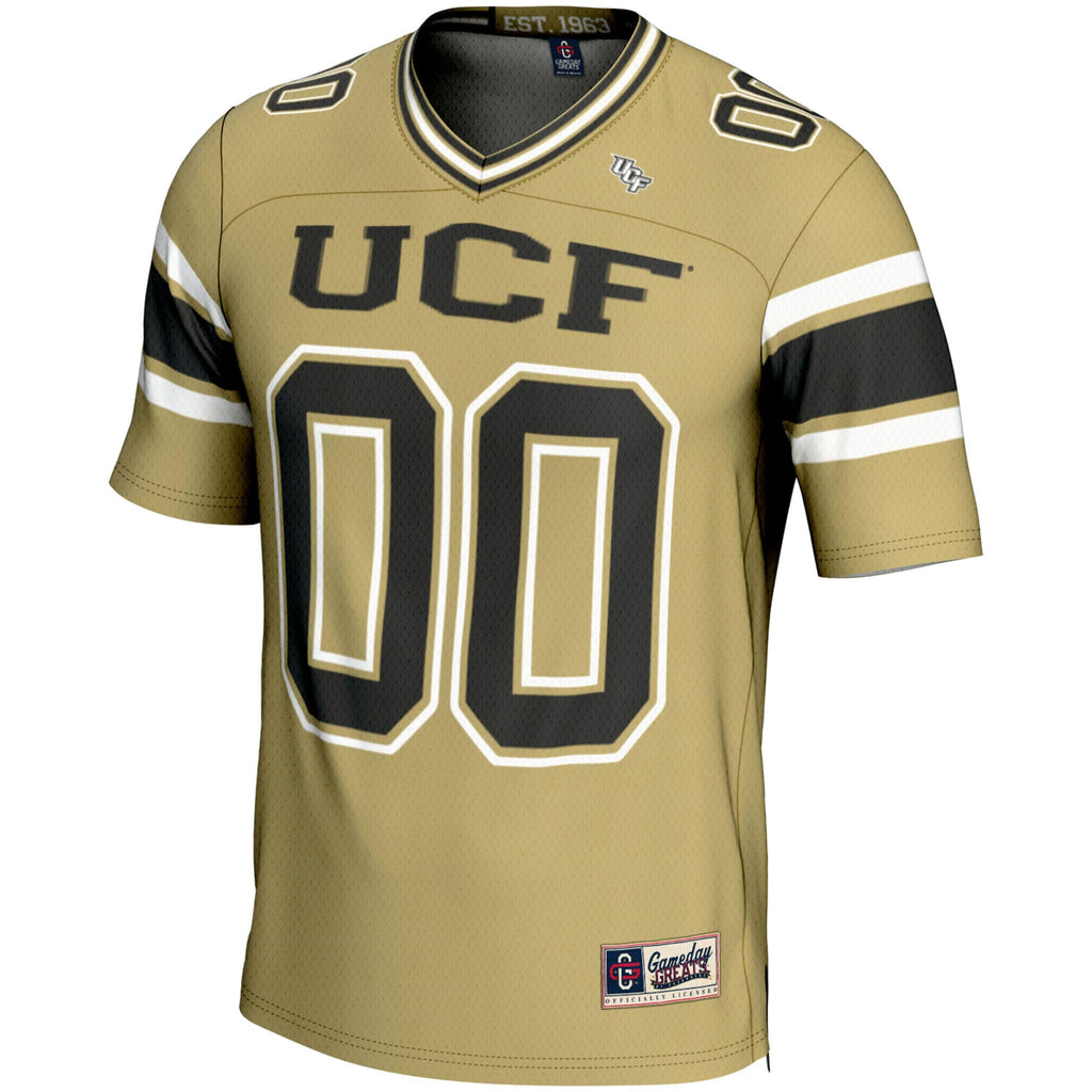 UCF Knights NIL Pick-A-Player Football Jersey - Gold product image 3, provided for visual reference and product detail review