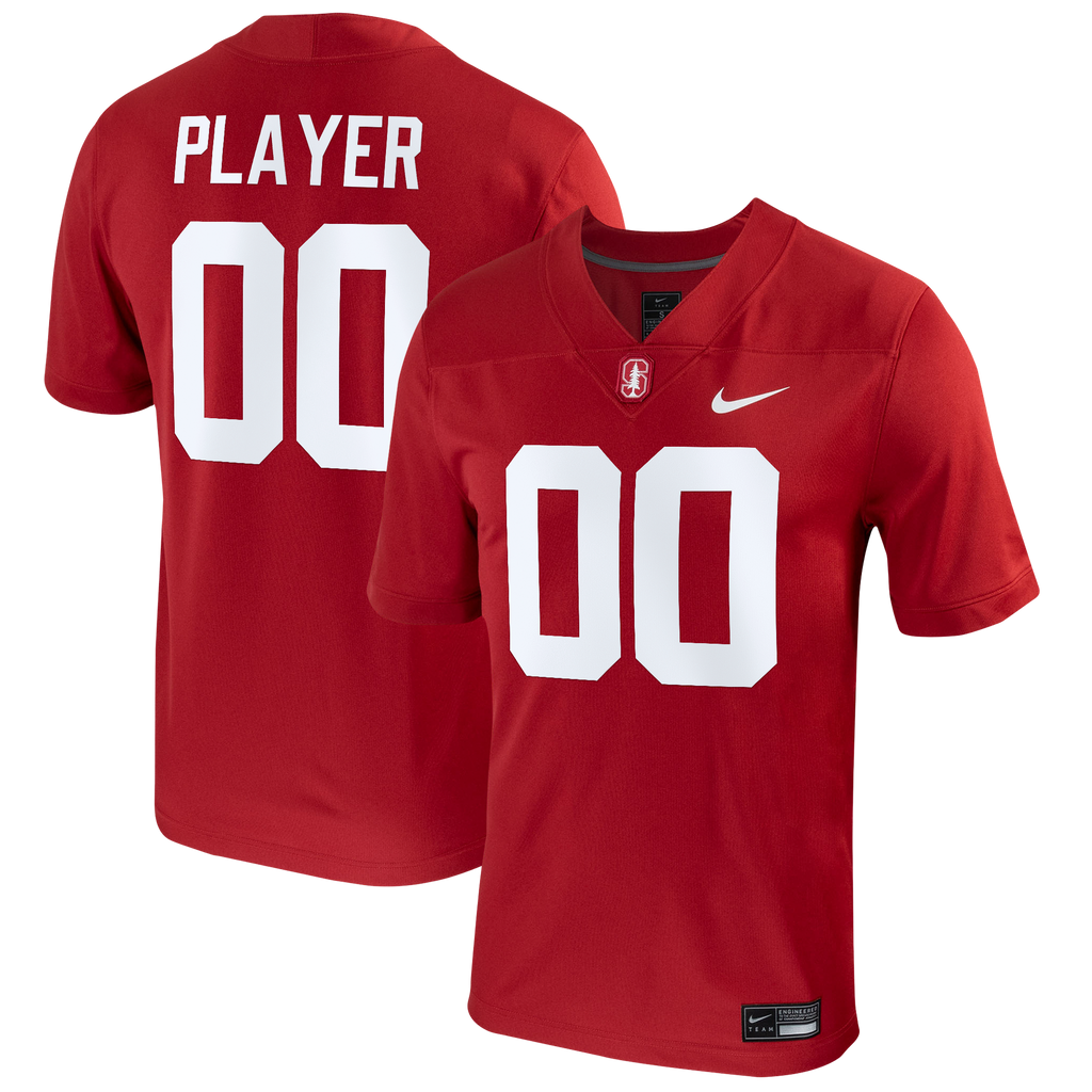 Stanford Cardinal Pick-A-Player NIL Replica Football Jersey - Cardinal product image 1, provided for visual reference and
