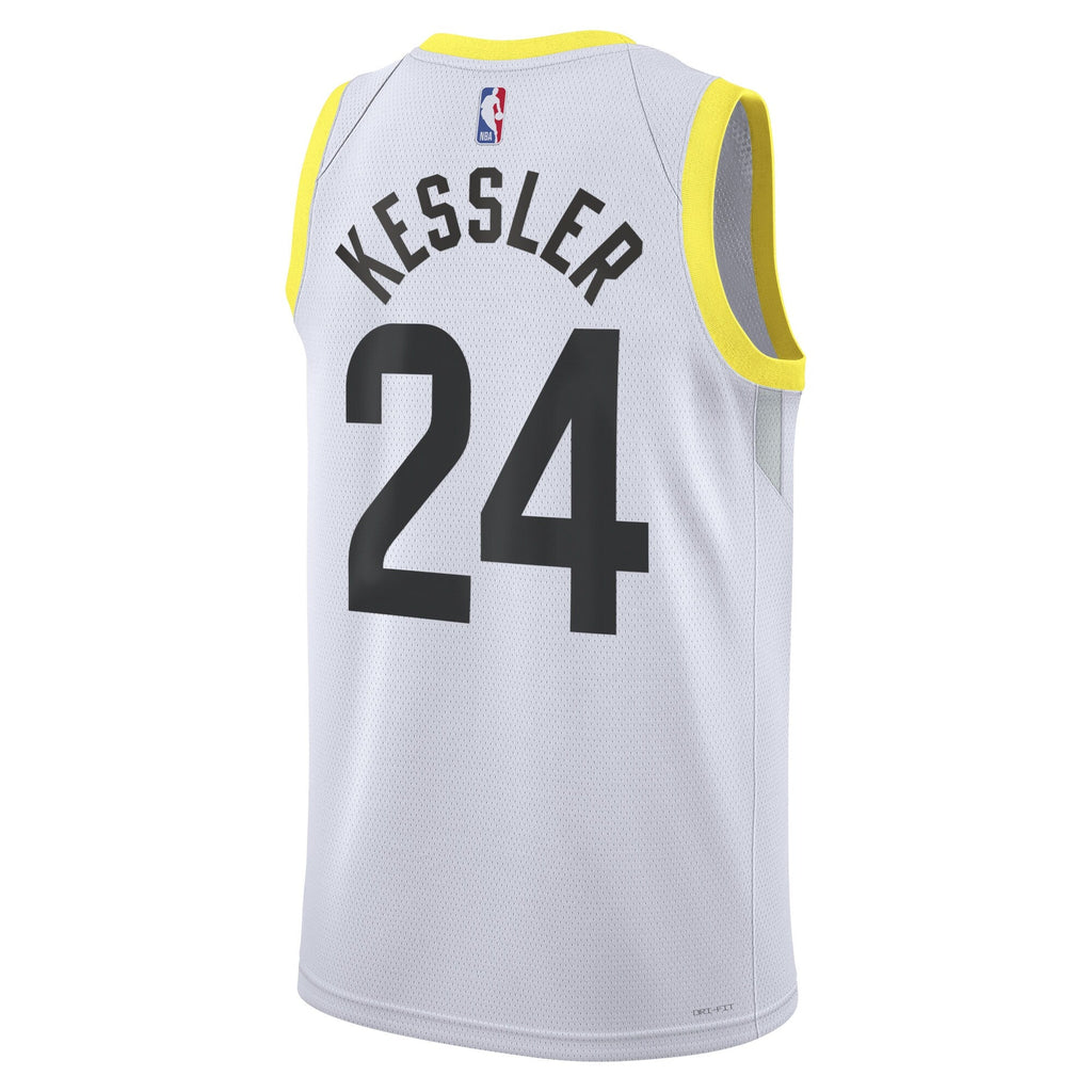 Utah Jazz Association Edition Swingman Jersey - White - Walker Kessler product image 3, provided for visual reference and