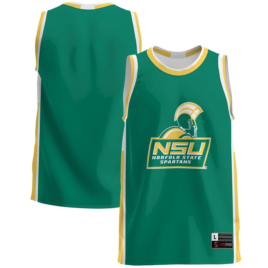 Norfolk State Spartans Lightweight Basketball Jersey - Green product image 1, provided for visual reference and product