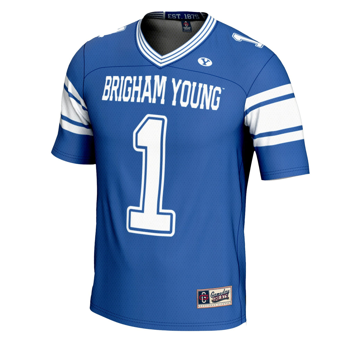 #1 BYU Cougars Football Jersey - Royal product image 3, provided for visual reference and product detail review