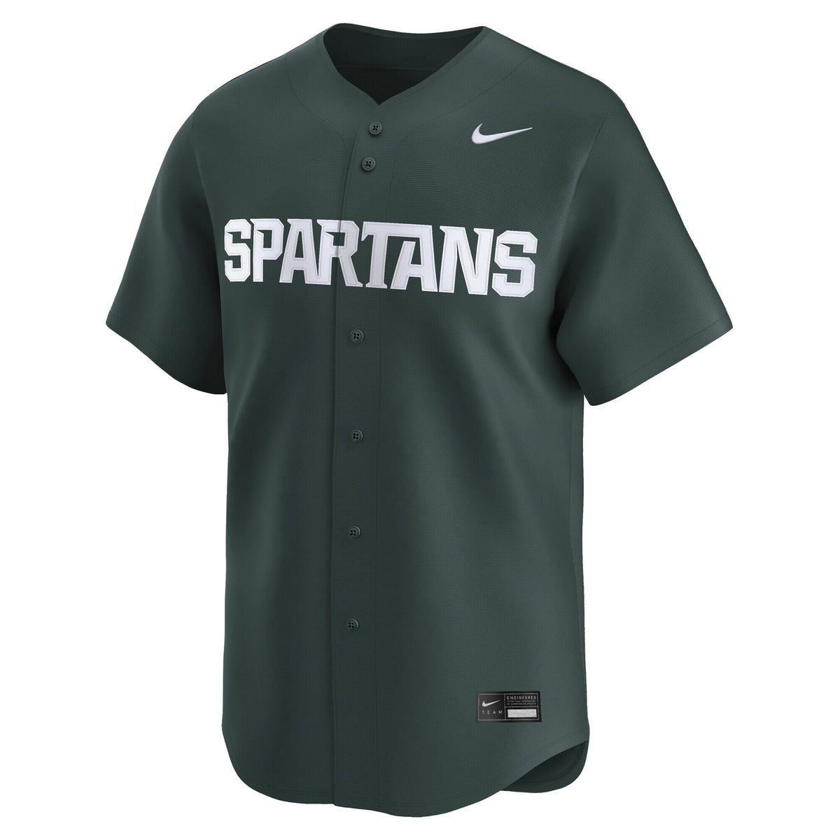 Green Michigan State Spartans Baseball Limited Jersey product image 3, provided for visual reference and product detail