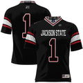 #1 Jackson State Tigers Football Jersey - Black product image 1, provided for visual reference and product detail review