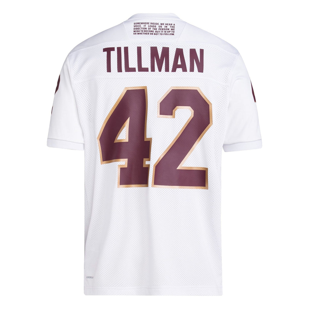 Pat Tillman #42 White Arizona State Sun Devils Away Icon Premier Football Jersey product image 4, provided for visual