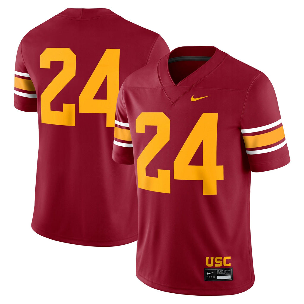 #24 Cardinal USC Trojans Alternate Game Jersey product image 2, provided for visual reference and product detail review