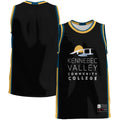 Kennebec Valley Community College Lightweight Basketball Jersey - Black product image 1, provided for visual reference and
