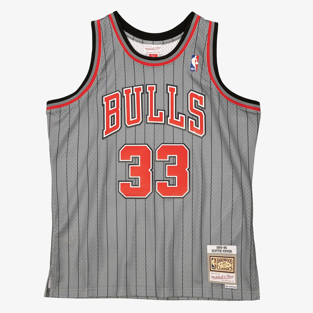Chicago Bulls Scottie Pippen 1995 Reload Swingman Authentic Jersey - Grey product image 3, provided for visual reference and