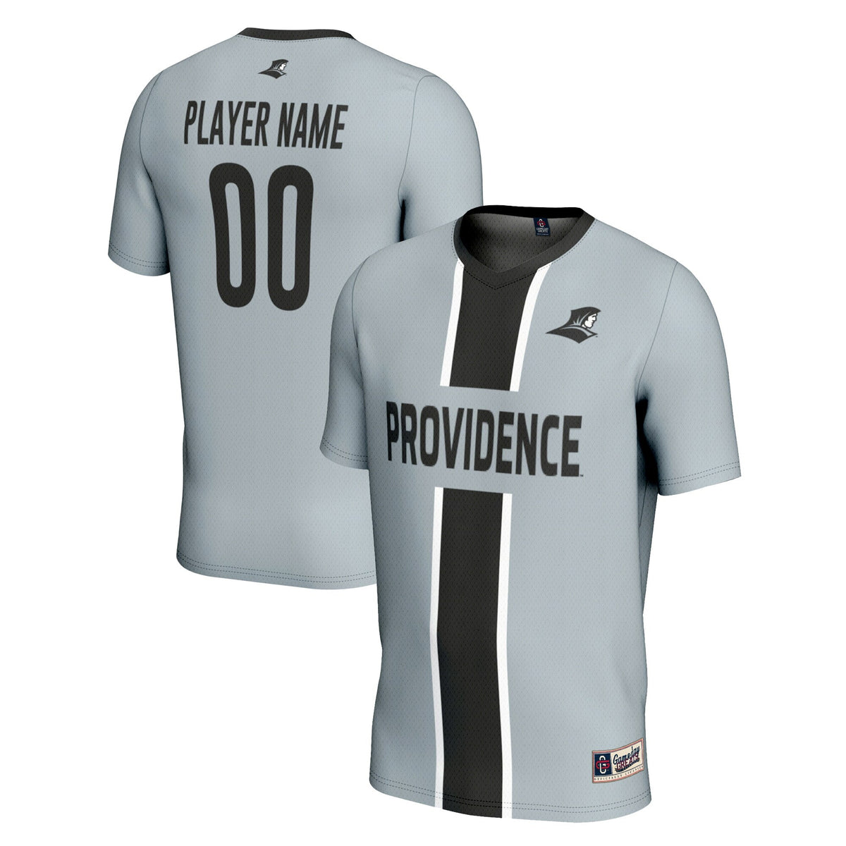 Providence Friars Pick-A-Player NIL Lightweight Soccer Jersey - Gray product image 2, provided for visual reference and